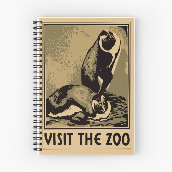 Artikelvorschau, Besuchen Sie den Zoo - Vintage Reise-Plakat-Druck entworfen und verkauft von MSBDesign.