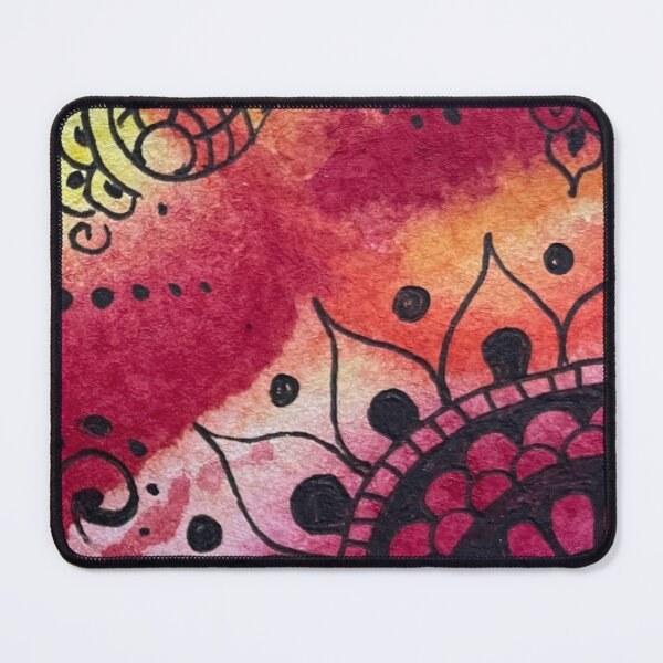 Item preview, Red Sunflower Mandala  designed and sold by Lady-Lilac.
