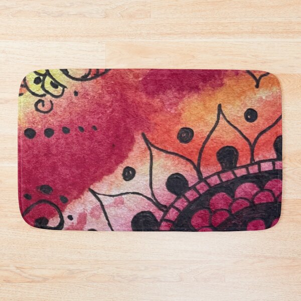 Item preview, Red Sunflower Mandala  designed and sold by Lady-Lilac.