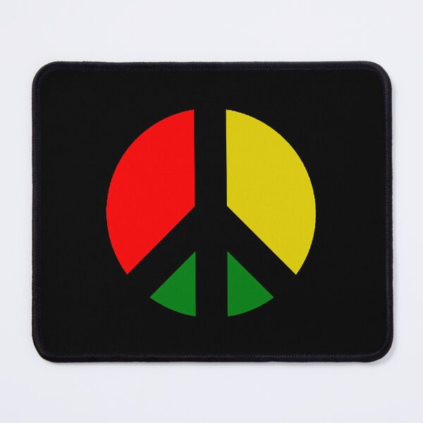 Item preview, Rasta CND Ban the Bomb Peace Symbol  designed and sold by NatalieLo79575.