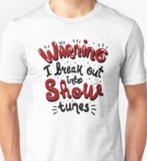 Camiseta ajustada I Break Outto Show Tunes