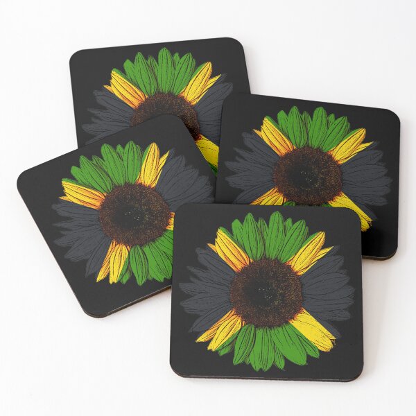 Item preview, Cute Sunflower Jamaica Flag Color Apparel designed and sold by DoctorBirdsInk.