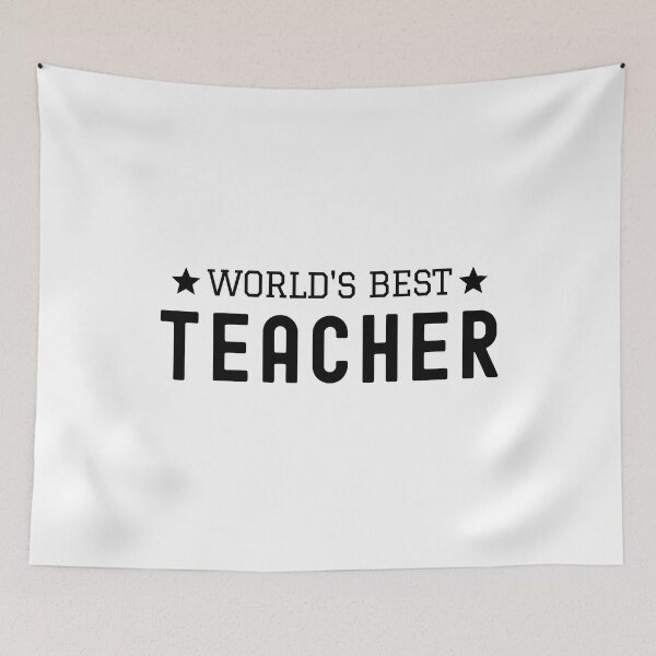 Item preview, World's Best Teacher - Favorite Teacher Gift, Best Teacher Gift, Teacher Humor, Professor Humor, Funny Professor, Funny Teacher, Funny Educator, Educator Humor designed and sold by jadedscientist.