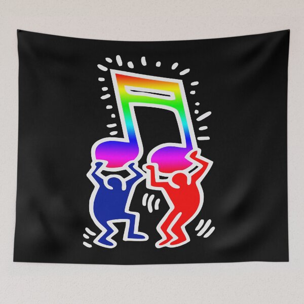 Item preview, gay pride music garing pop art  designed and sold by SuneeKeiko.