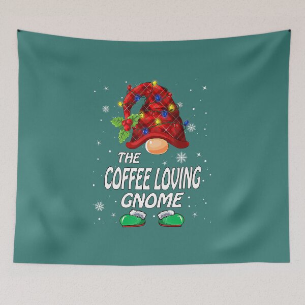Item preview, Coffee Loving Gnome Buffalo Plaid Matching Family Christmas designed and sold by GameMinhne.