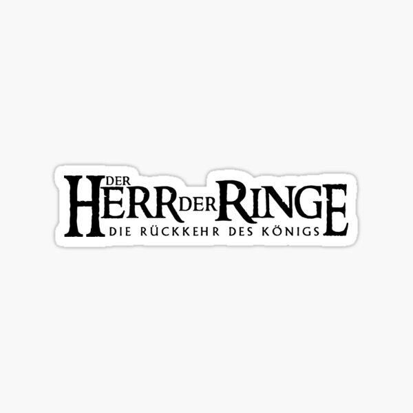Herr der Ringe Sticker