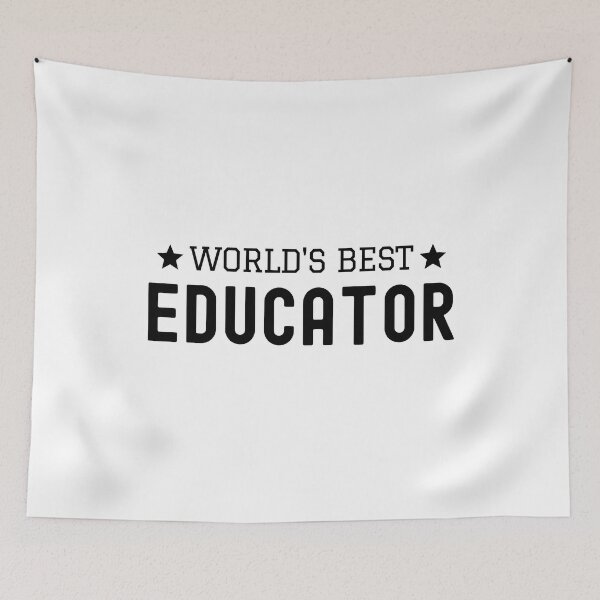 Item preview, World's Best Educator - Favorite Educator Gift, Best Educator Gift, Teacher Humor, Professor Humor, Funny Professor, Funny Teacher, Funny Educator, Educator Humor designed and sold by jadedscientist.