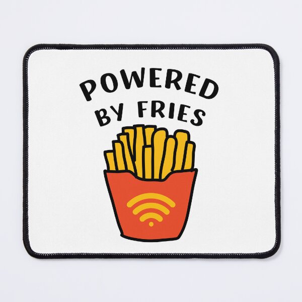 Item preview, Powered By Fries for a French Fries Lover designed and sold by appareltolove.