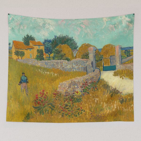 Item preview, Farmhouse in Provence - Vincent van Gogh designed and sold by SimpleJoyStyle.