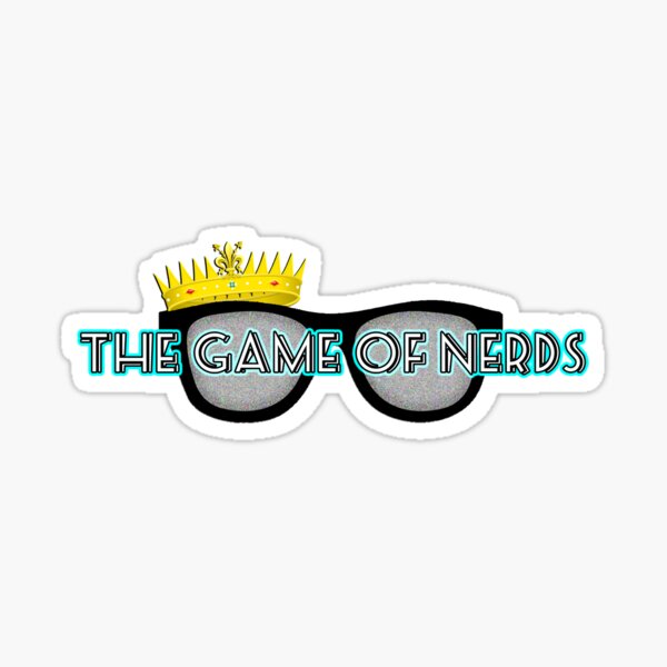 The Game Of Nerds 2000 Logo Sticker