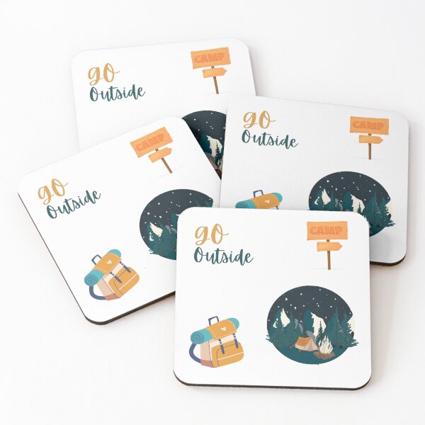 Item preview, camping pack | backpack | go outside designed and sold by PrintLess-77.