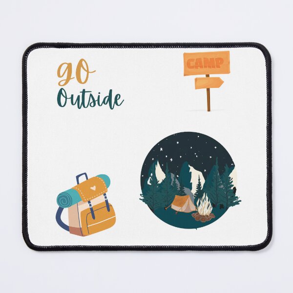 Item preview, camping pack | backpack | go outside designed and sold by PrintLess-77.