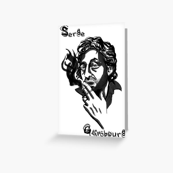 Serge Gainsbourg Carte de vœux