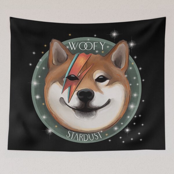 Item preview, Woofy stardust space dog designed and sold by Meakm-art.