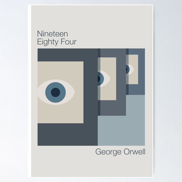 Item preview, 1984 Minimalist Alternate Book Cover designed and sold by WASABISQUID.