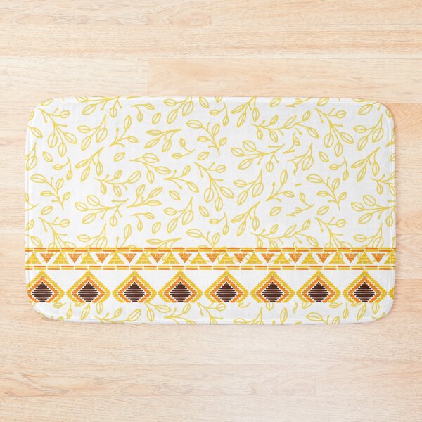 Item preview, Yellow leaves seamless print design & trim designed and sold by PalomaHealing24.