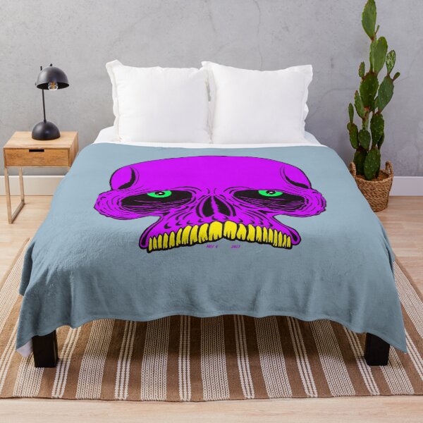 Item preview, A Bloodsoaked Symphony Jawless Purple Skull Graphic Gifts designed and sold by SilviaHecher.