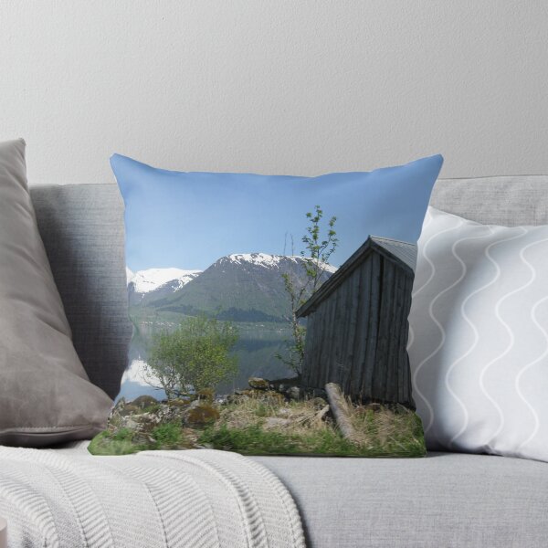 Item preview, House by the Jølstravatnet lake in Sogn og Fjordane, Norway designed and sold by tshirtsnorway.