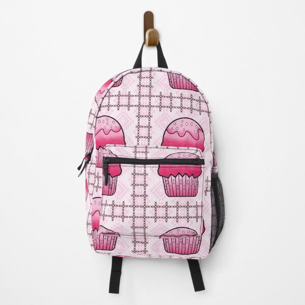 Item preview, The Strawberry Cupcake design in pink seamless pattern designed and sold by MyMemoriesArts.