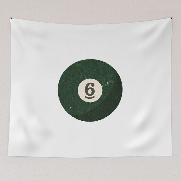 Item preview, BILLIARDS  Ball 6 designed and sold by PegeenWarm.