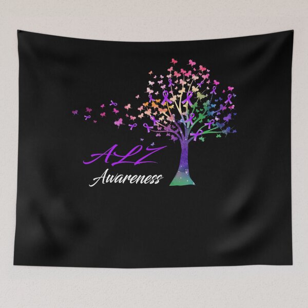 Item preview, Alzheimers Awareness  Tree Ribbons ALZ Awareness Support ALZ Warrior Gifts  designed and sold by OtiliaNikolaus.