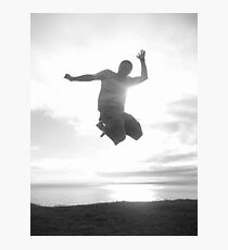 Man Jumping Photographic Print