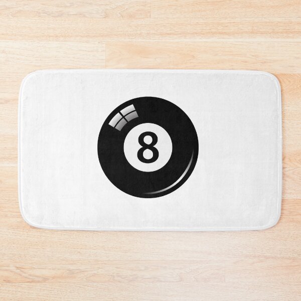 Item preview, Black poolbilliard ball number 8 designed and sold by PegeenWarm.