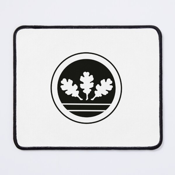 Item preview, Kamon with Three Blue Oak Leaves designed and sold by Barkainian.