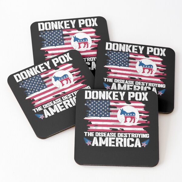 Item preview, Donkey Pox The Disease Destroying America Funny Anti Biden designed and sold by ScottSlade.