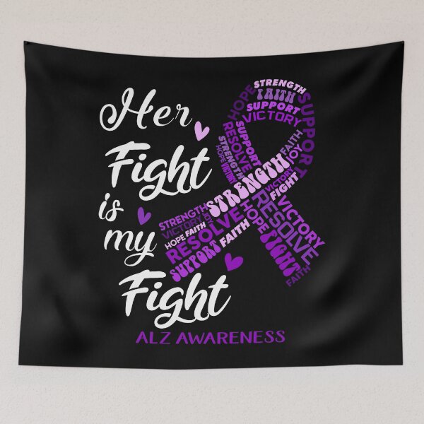 Item preview, Alzheimers Awareness  Alz Awareness Her Fight Is My Fight  designed and sold by OtiliaNikolaus.