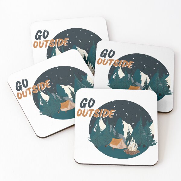 Item preview, go outside camping designed and sold by PrintLess-77.