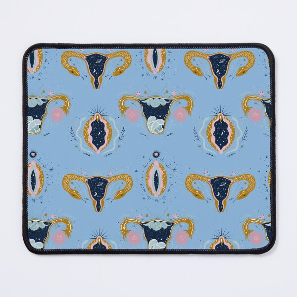 Item preview,   "Mind Your Own Uterus" Menstruation Floral Mystical Print designed and sold by builtbyher.
