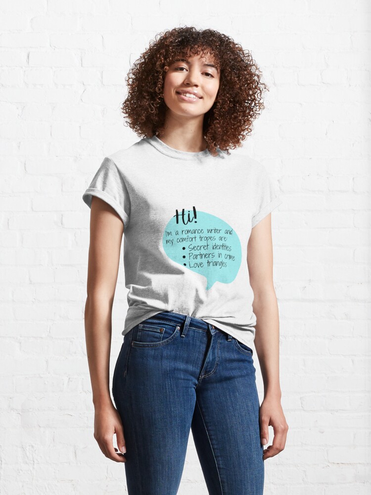 Alternate view of Romance Author tropes 3 Classic T-Shirt