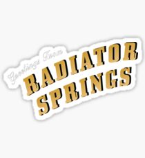 Greetings from Radiator Springs Sticker
