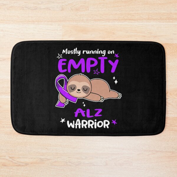 Item preview, Alzheimers Awareness  Alz Awareness Mostly Running On Empty ALZ Warrior  designed and sold by OtiliaNikolaus.