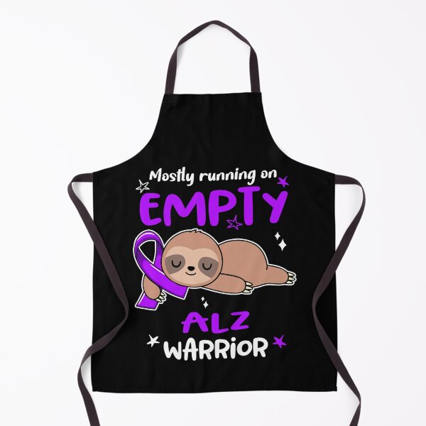 Item preview, Alzheimers Awareness  Alz Awareness Mostly Running On Empty ALZ Warrior  designed and sold by OtiliaNikolaus.