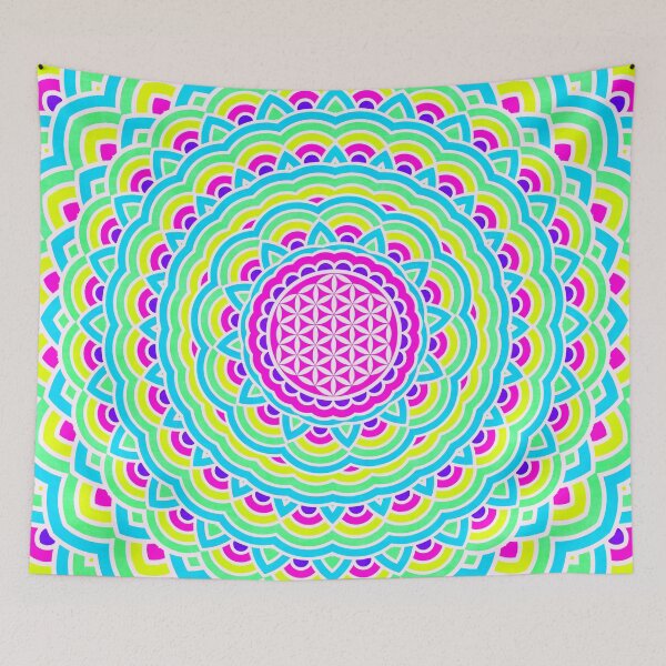 Artikelvorschau, Blume des Lebens Mandala 3 entworfen und verkauft von Mandala Of Life.