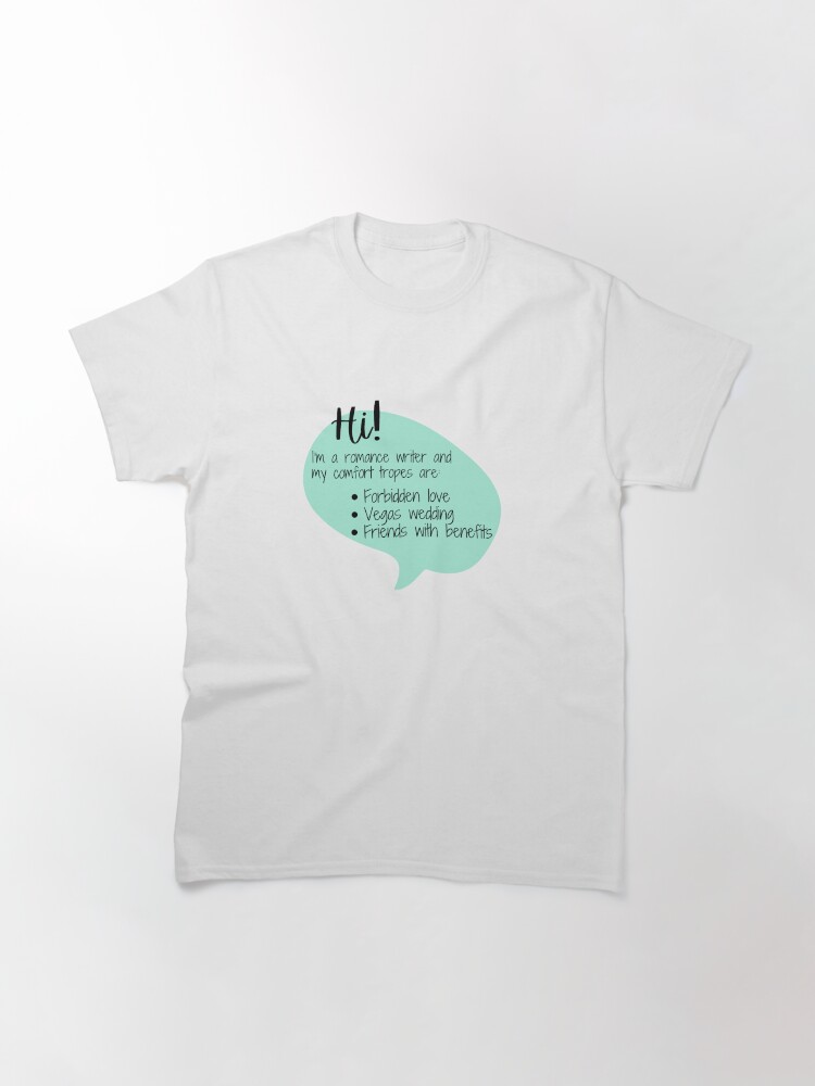 Alternate view of Romance Author tropes 4 Classic T-Shirt