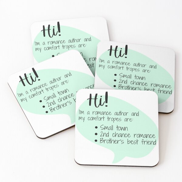 Item preview, Romance Author tropes 6 designed and sold by Alaura Filbin.