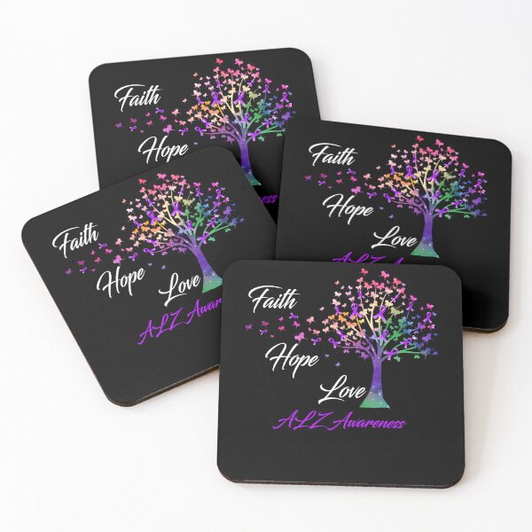 Item preview, Alzheimers Awareness  Faith Hope Love ALZ Awareness Support ALZ Warrior Gifts  designed and sold by OtiliaNikolaus.
