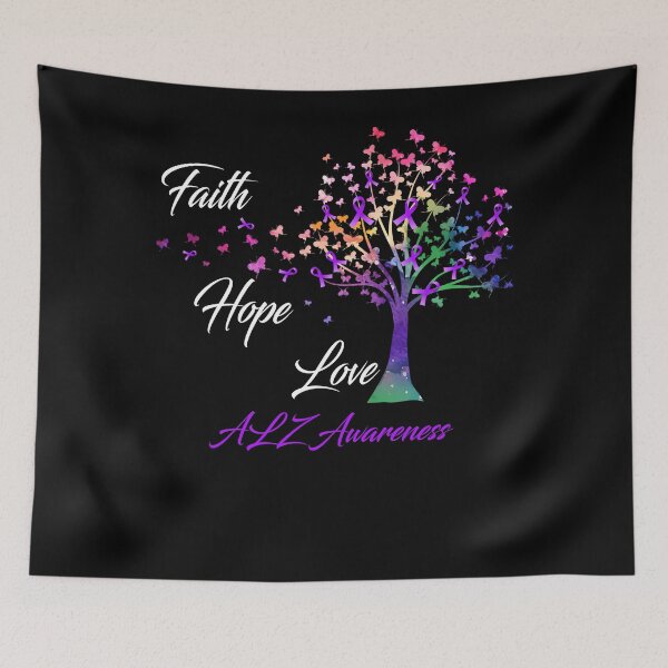 Item preview, Alzheimers Awareness  Faith Hope Love ALZ Awareness Support ALZ Warrior Gifts  designed and sold by OtiliaNikolaus.