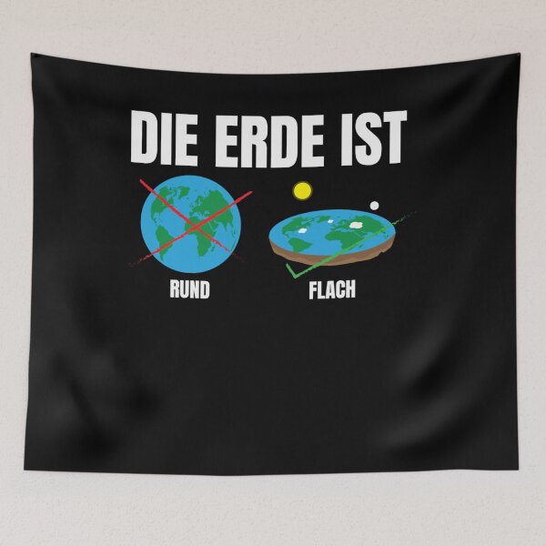 Artikelvorschau, Flat Earth Geschenk Flacher Globus entworfen und verkauft von ScottSlade.