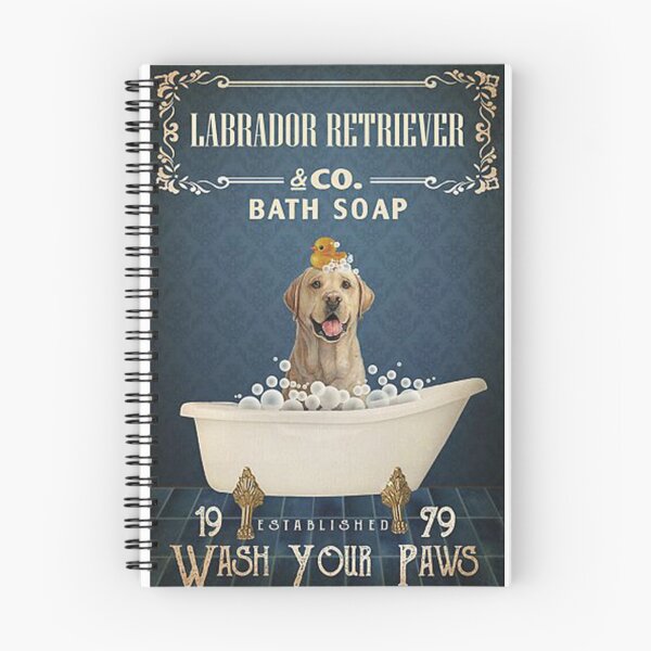 Item preview, Flower Blue Dog Soap Labrador Bath designed and sold by yantpods.