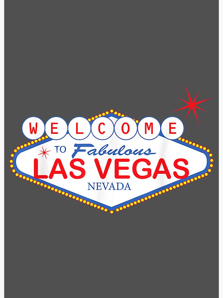 Vector Illustration Of Welcome To Fabulous Las Vegas Sign And