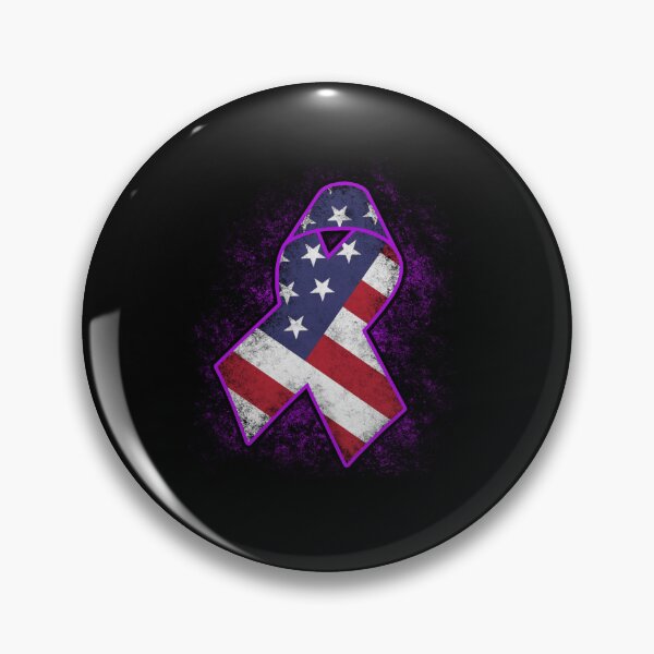 Item preview, Alzheimers Awareness  Flag American Alzheimers Awareness Peach Ribbon Warrior  designed and sold by OtiliaNikolaus.