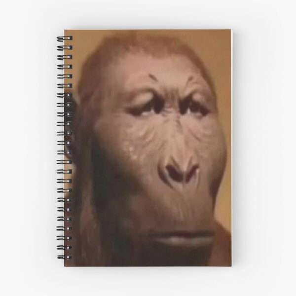 Item preview, straight face monkey meme designed and sold by NatesCreativity.