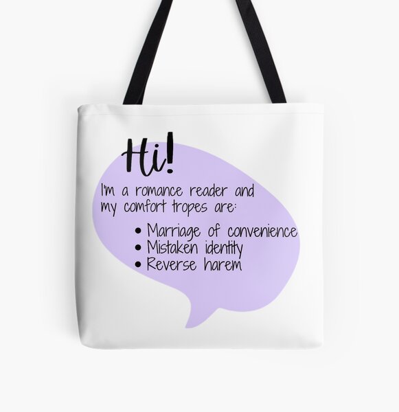 Romance Reader Tropes 7 All Over Print Tote Bag