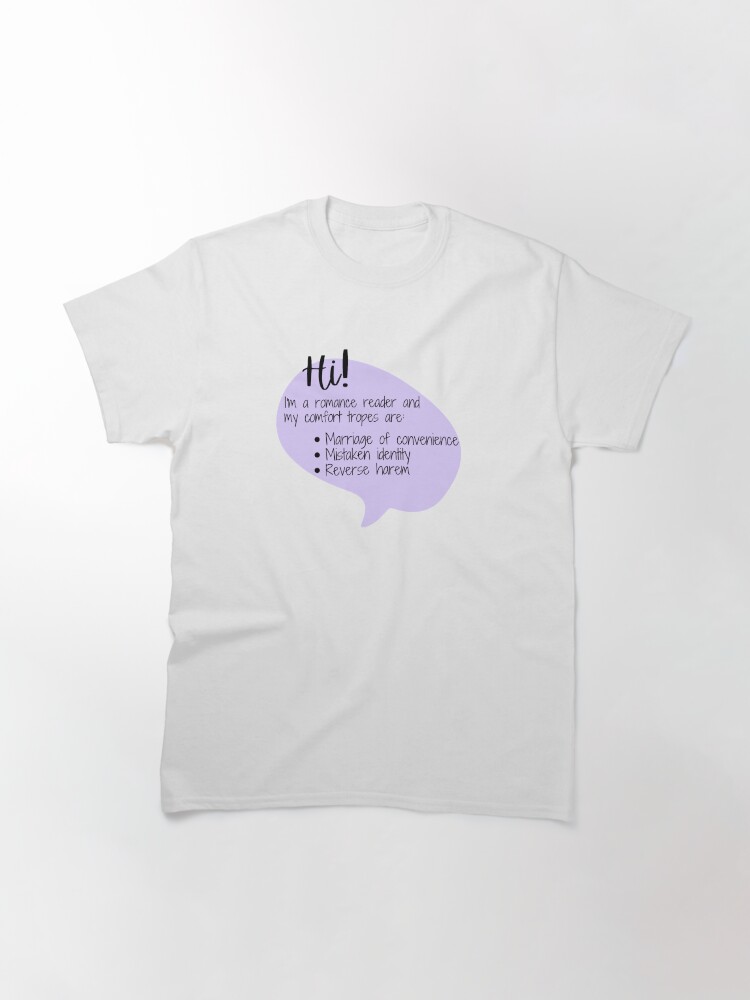 Alternate view of Romance Reader Tropes 7 Classic T-Shirt