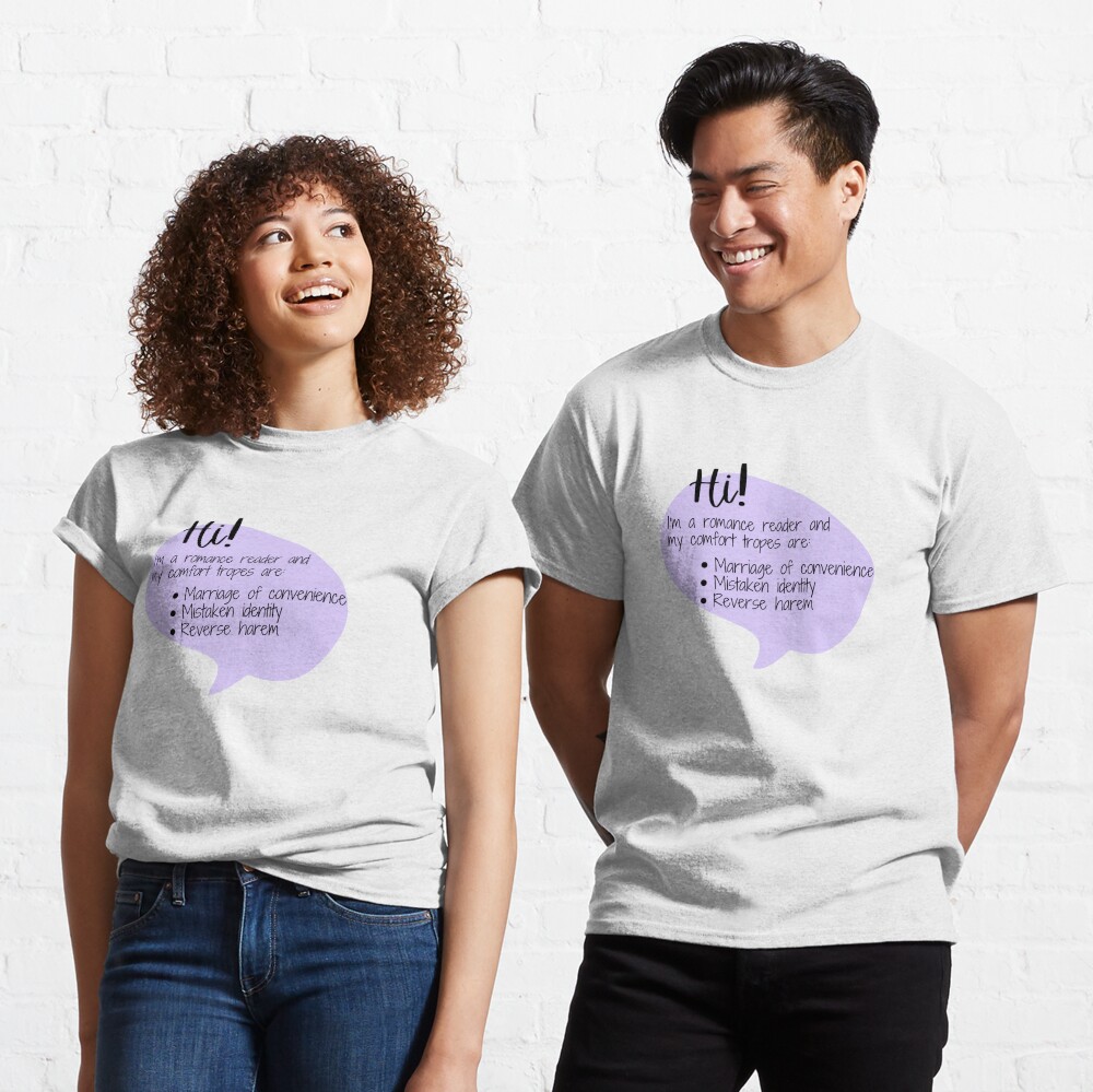 Romance Reader Tropes 7 Classic T-Shirt