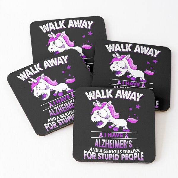 Item preview, Alzheimers Awareness  Funny Alzheimer's Grumpy Unicorn Warrior  designed and sold by OtiliaNikolaus.